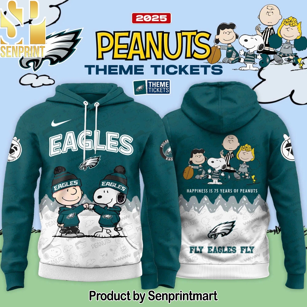 Philadelphia Eagles x Peanuts Limited Editions 2025 Hoodie – Sports Fan Outfit 3008