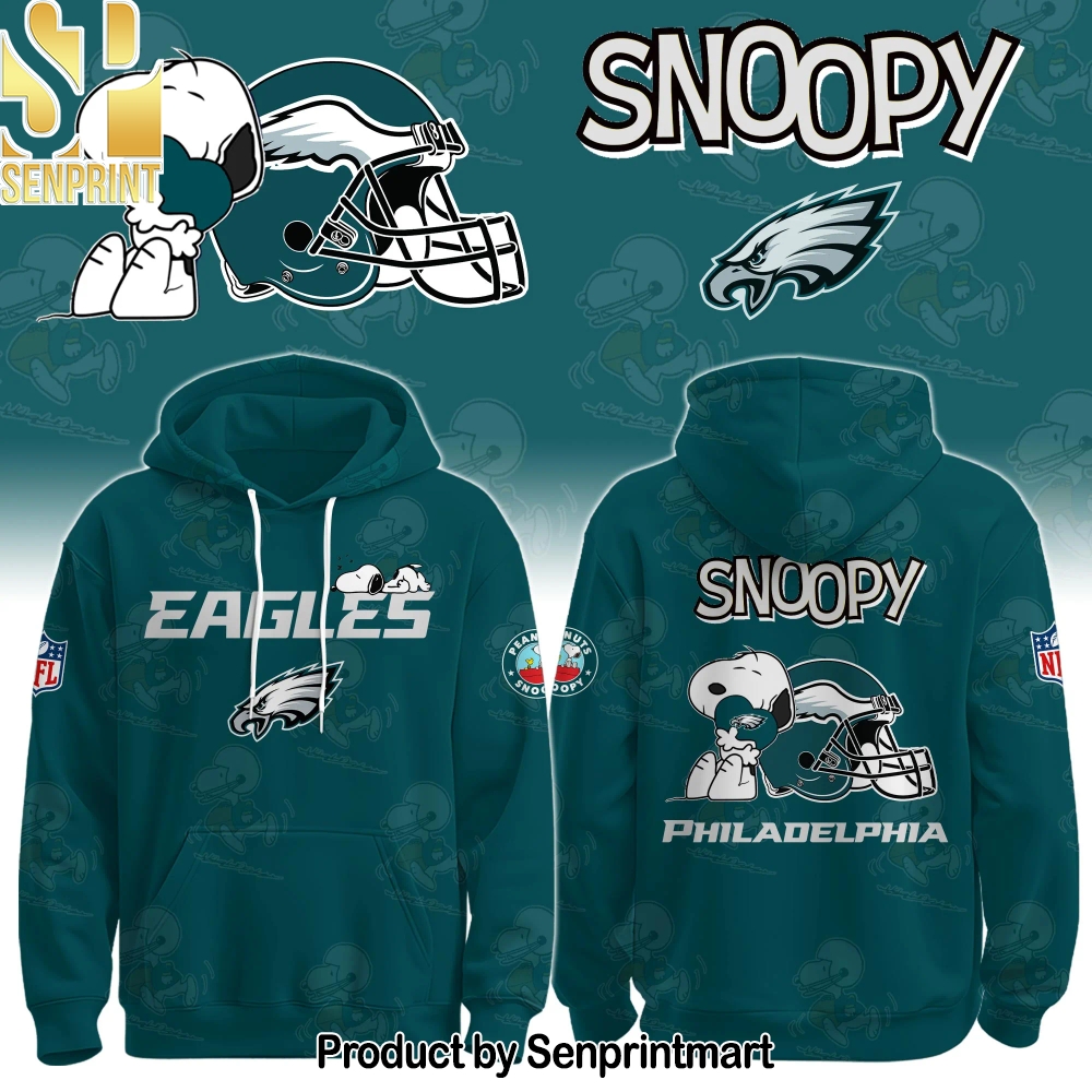 Philadelphia Eagles x Snoopy Hoodie Unisex Shirt – Sports Fan Outfit 1305