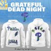 Philadelphia Phillies Grateful Dead Night Zip Long Sleeve Hoodie – Sports Fan Outfit 3567