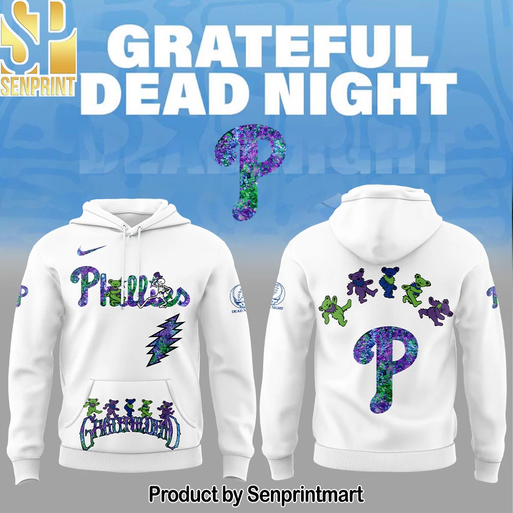 Philadelphia Phillies Grateful Dead Night Hoodie – Sports Fan Outfit 1691