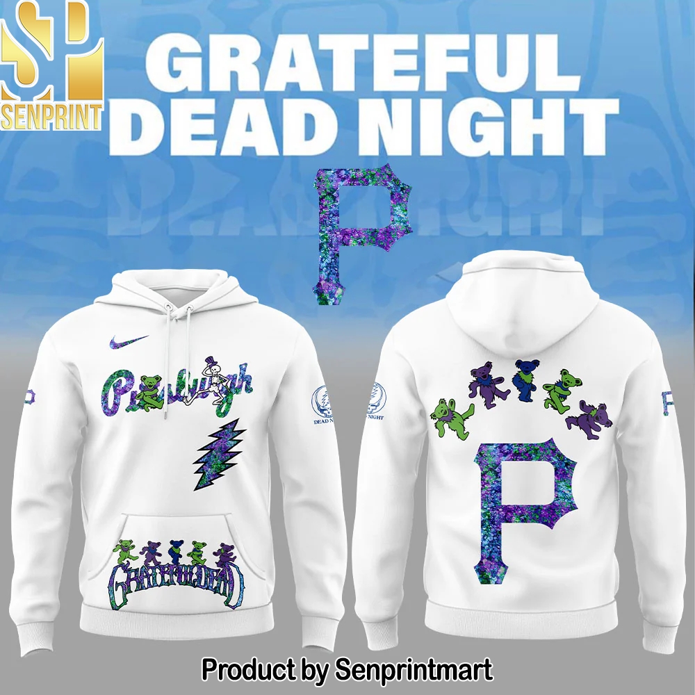 Pittsburgh Pirates Grateful Dead Night Hoodie – Sports Fan Outfit 1762