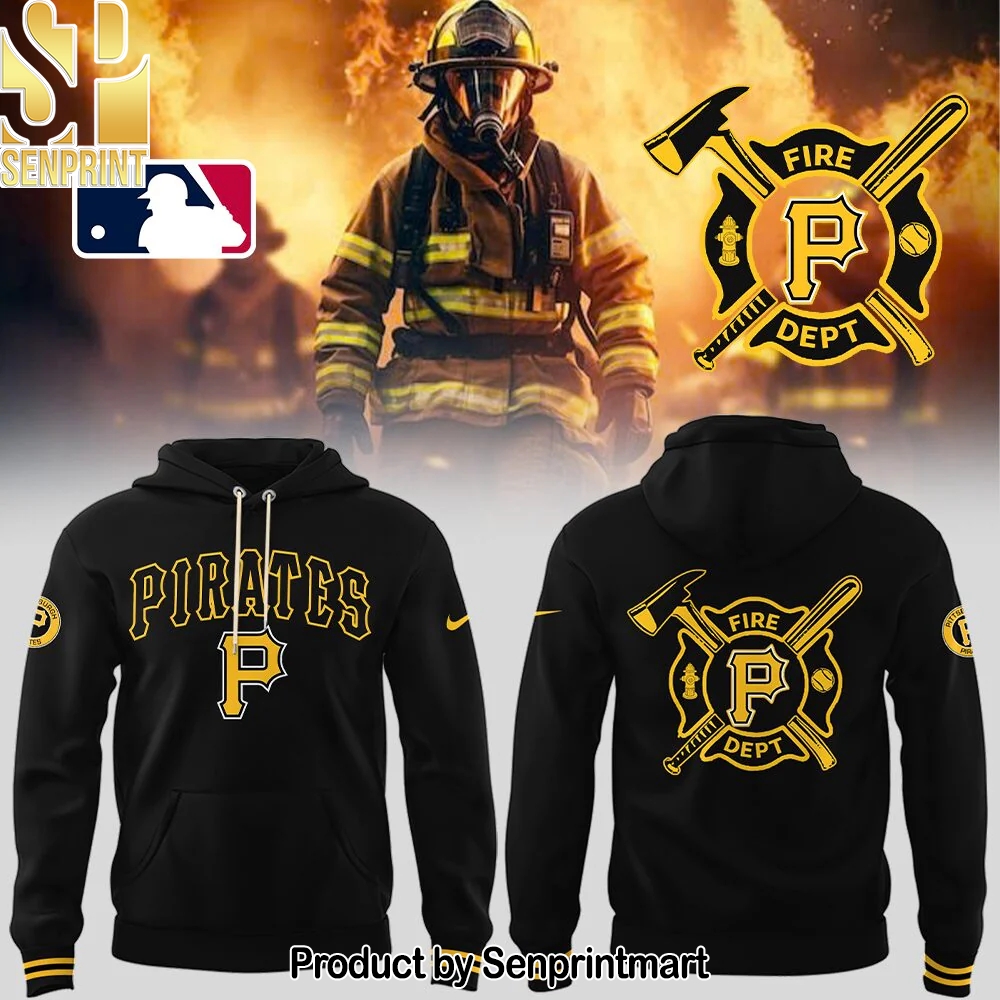 Pittsburgh Pirates x Firefighter Appreciation Night Hoodie – Sports Fan Outfit 2369