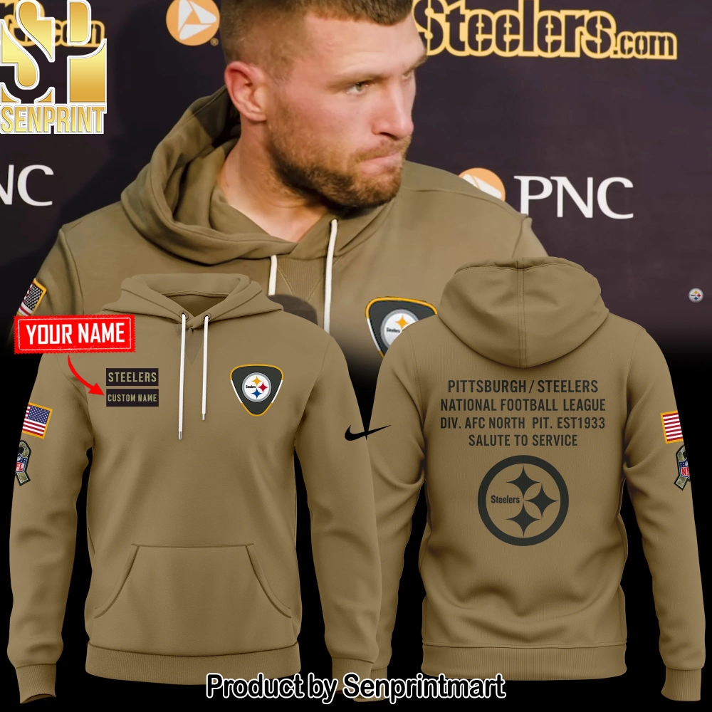 Pittsburgh Steelers 2025 Salute to Service Sideline Standard Issue Dri-FIT Hoodie – Sports Fan Outfit 3616