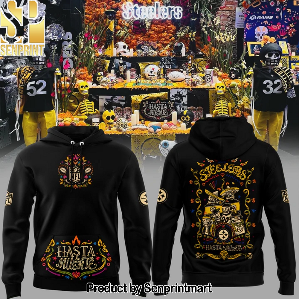 Pittsburgh Steelers 2025 _Hasta la Muerte_ hoodie – Sports Fan Outfit 2298