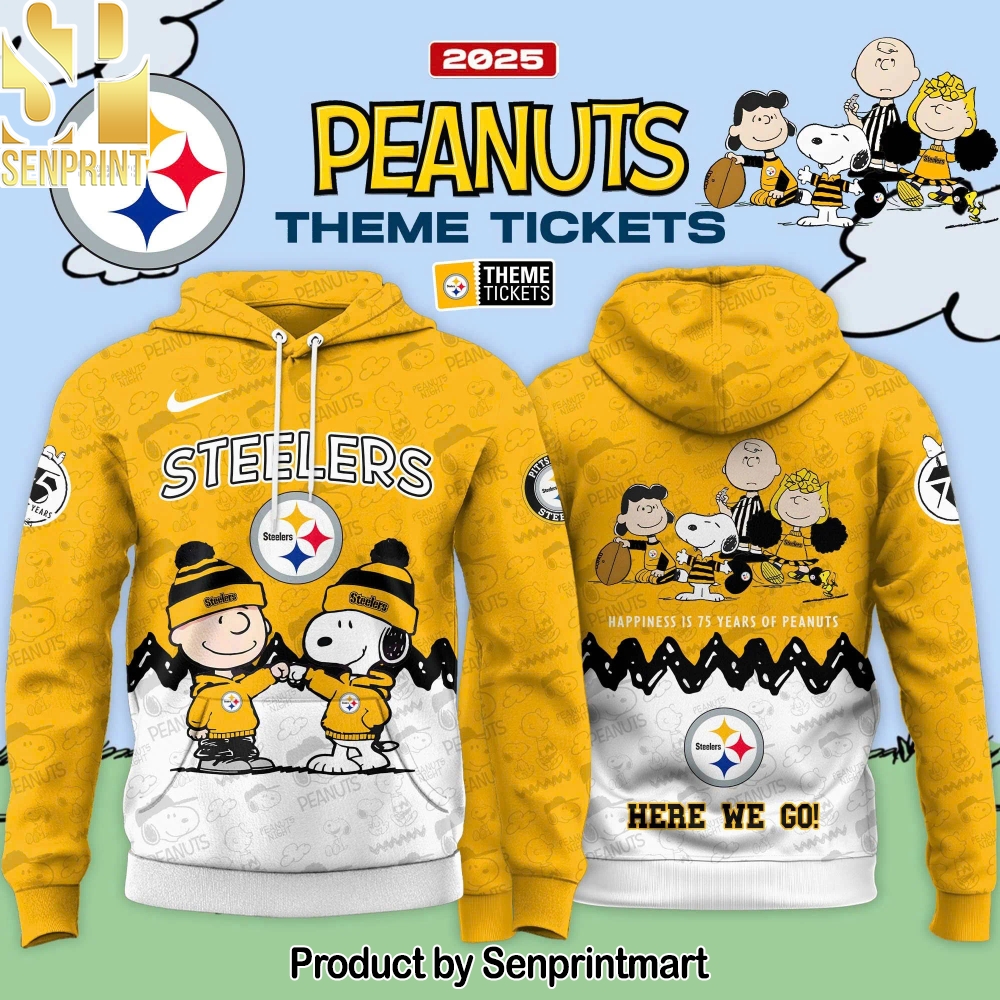 Pittsburgh Steelers x Peanuts Limited Editions 2025 Hoodie – Sports Fan Outfit 3012