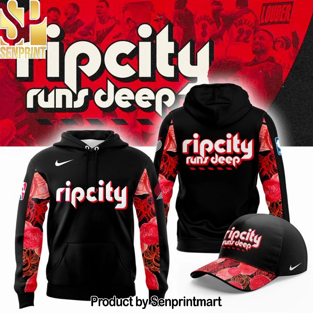 Portland Trail Blazers 2025-26 City Edition Hoodie – Sports Fan Outfit 1814