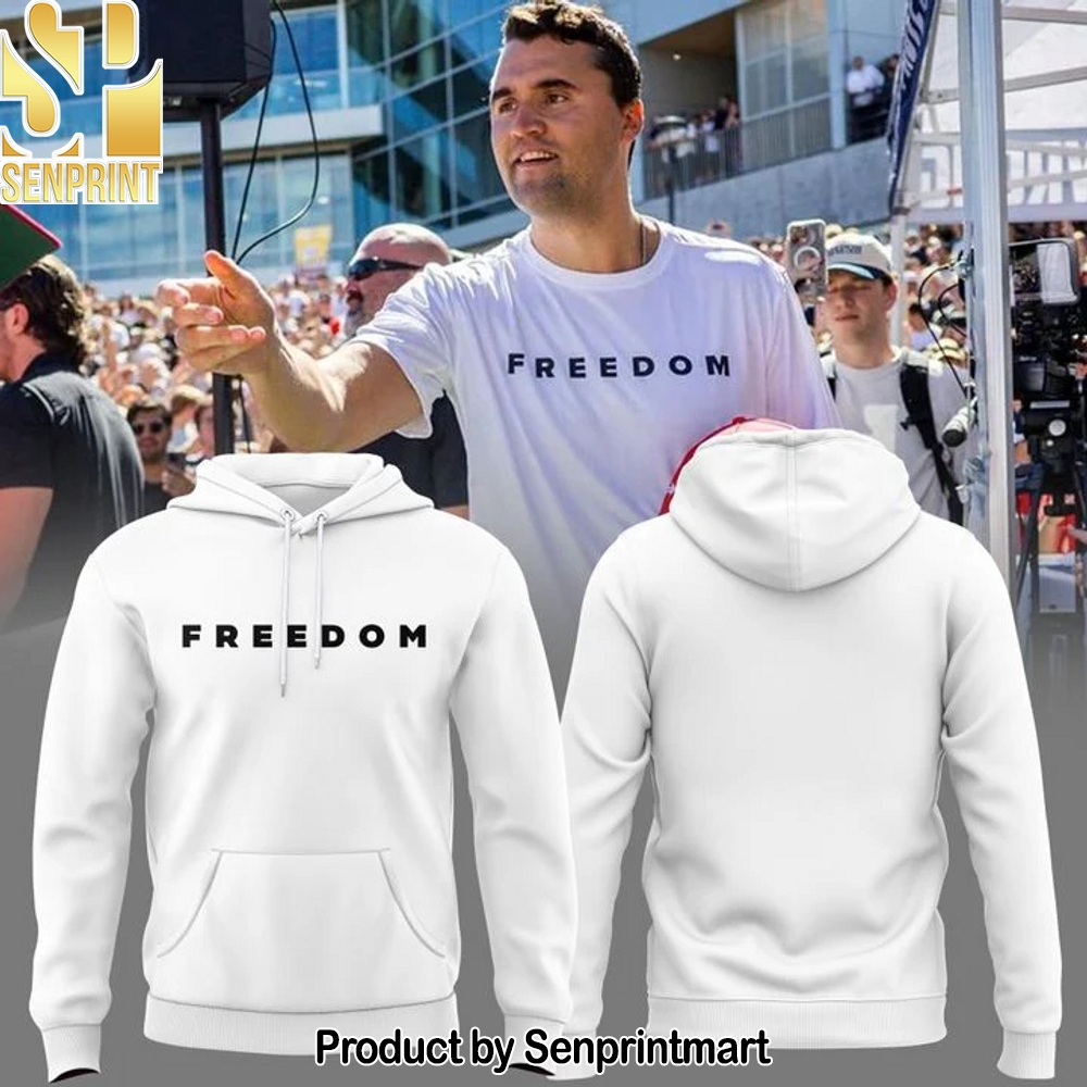 Pray For Charlie Kirk Freedom Hoodie – Sports Fan Outfit 1489