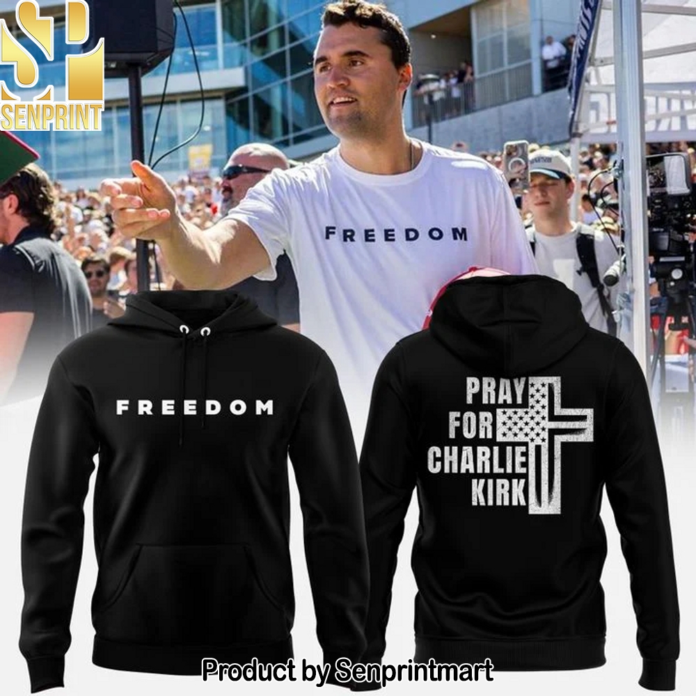 Pray For Charlie Kirk Freedom Hoodie – Sports Fan Outfit 1491
