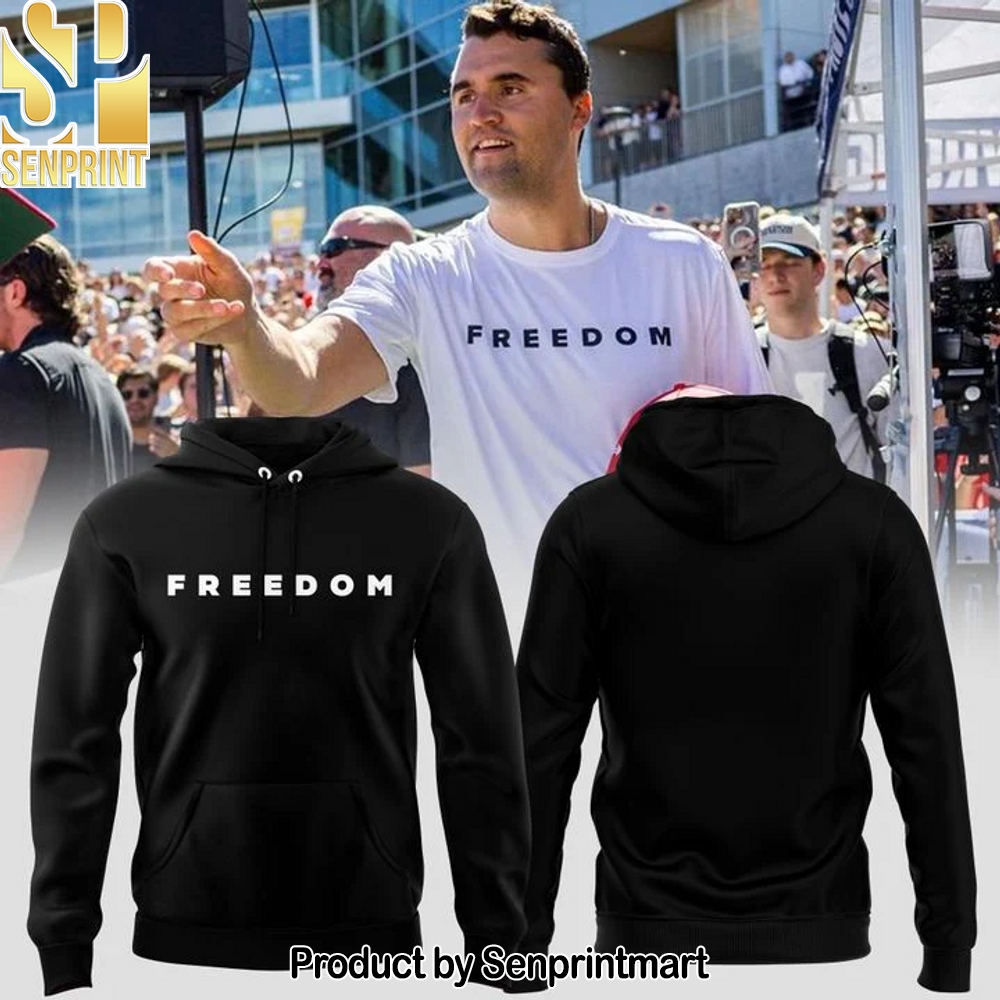 Pray For Charlie Kirk Freedom Hoodie – Sports Fan Outfit 1609