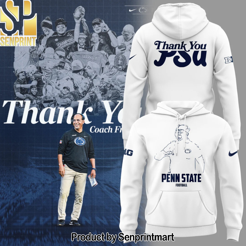 PSU Football Thank You Coach Flanklin Hoodie – Sports Fan Outfit 2404