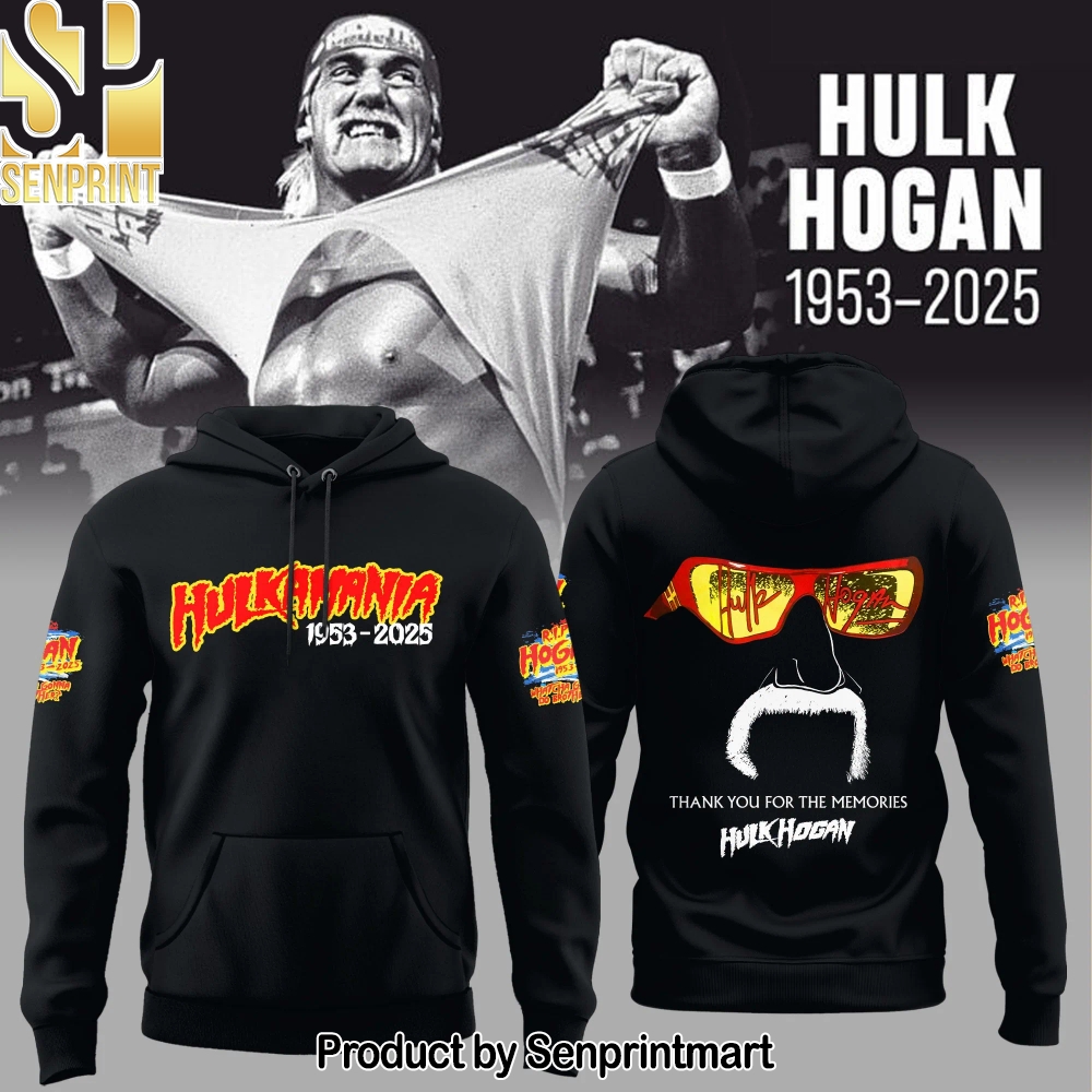 R.I.P Hulk Hogan – Thank You For The Memories Hoodie – Sports Fan Outfit 2724