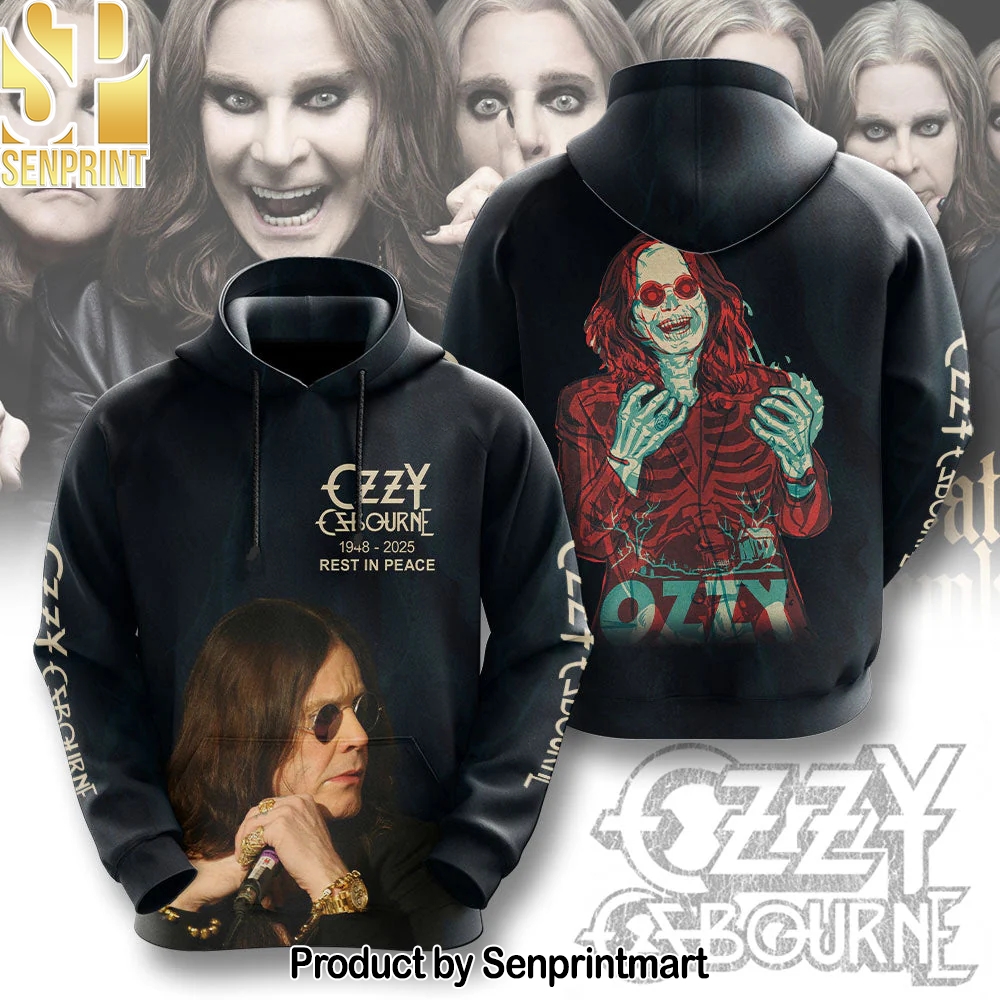 R.I.P Ozzy Osbourne Thank You For The Memories Hoodie – Sports Fan Outfit 2307
