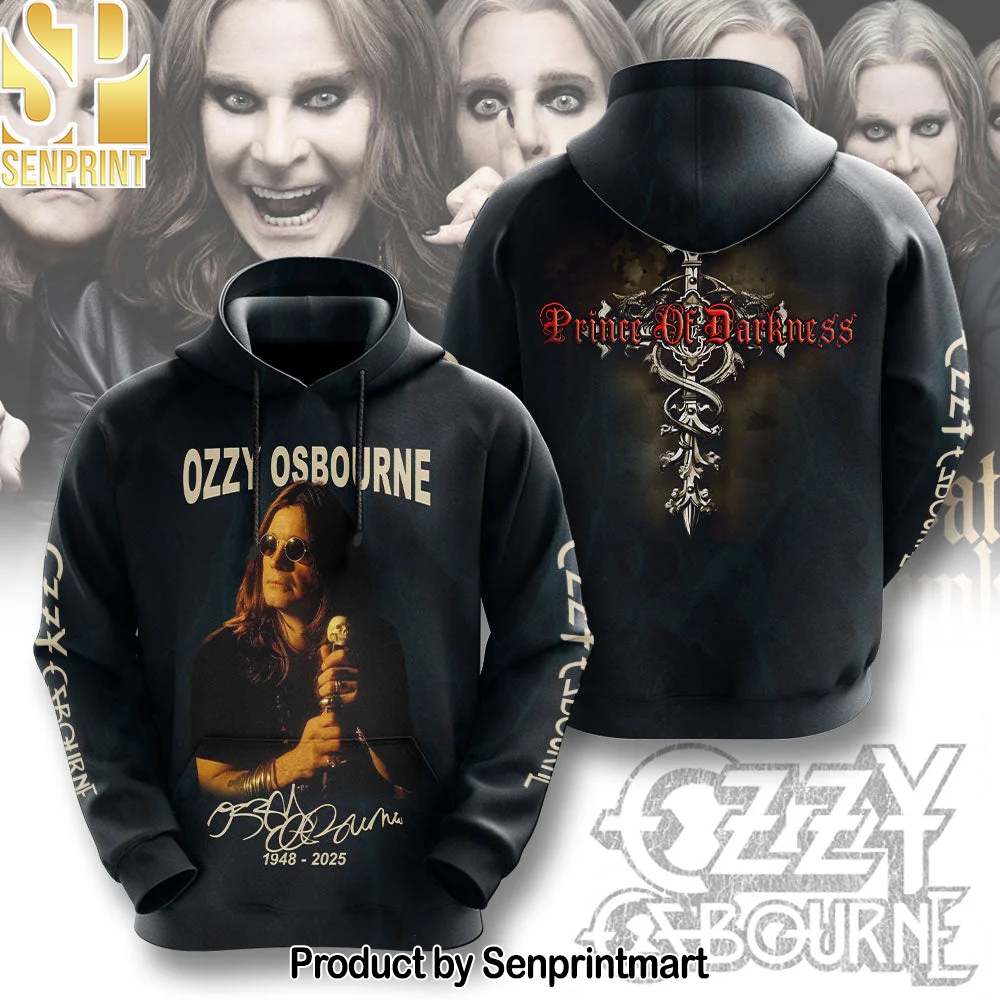 R.I.P Ozzy Osbourne Thank You For The Memories Hoodie – Sports Fan Outfit 2345