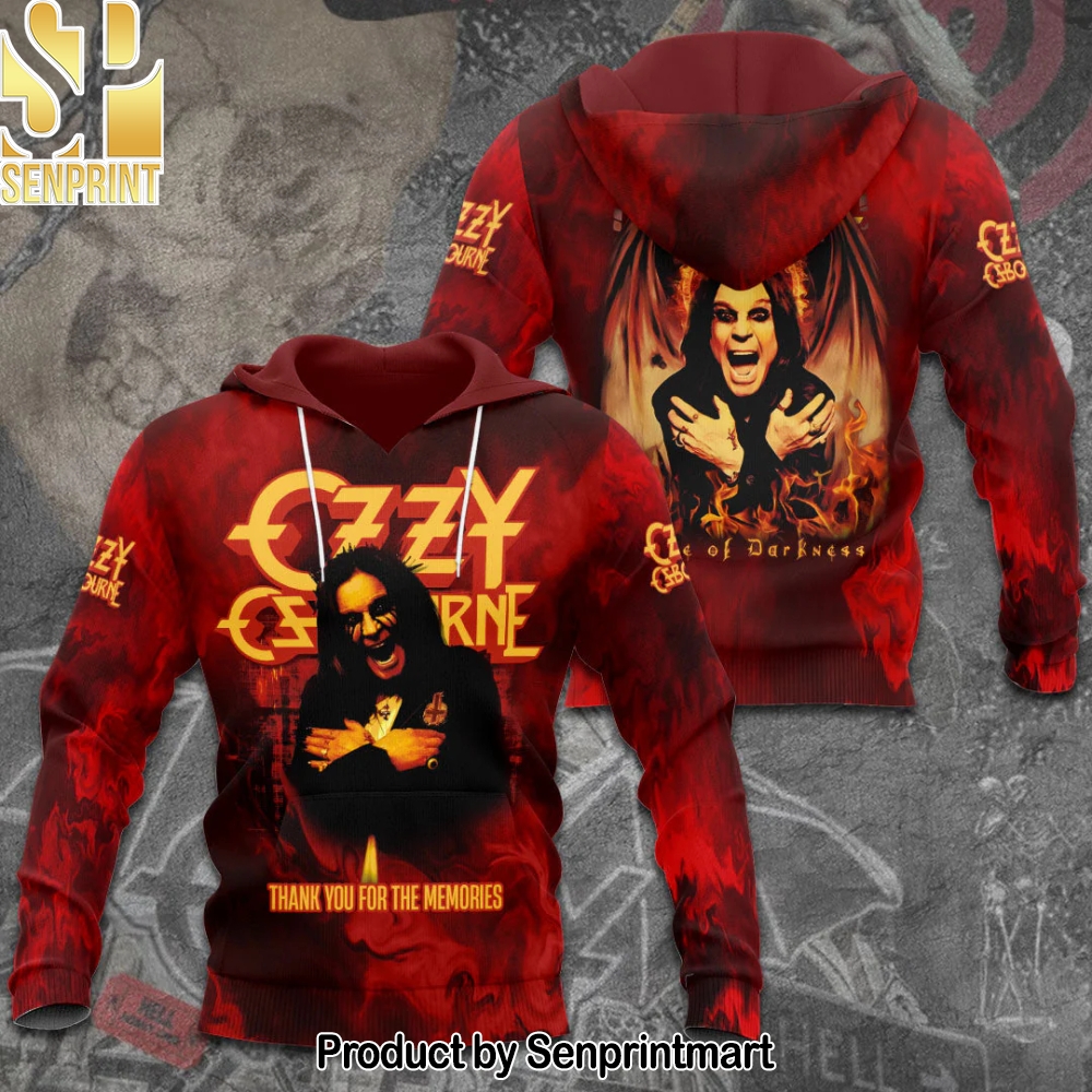 R.I.P Ozzy Osbourne Thank You For The Memories Hoodie – Sports Fan Outfit 2580