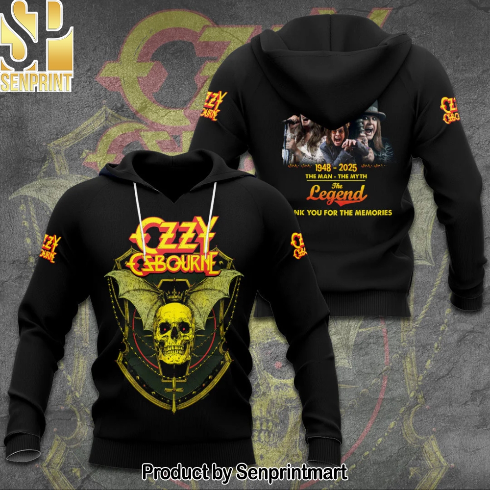 R.I.P Ozzy Osbourne Thank You For The Memories Hoodie – Sports Fan Outfit 2650