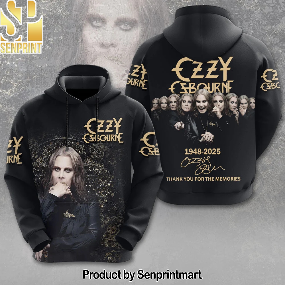 R.I.P Ozzy Osbourne Thank You For The Memories Hoodie – Sports Fan Outfit 2651