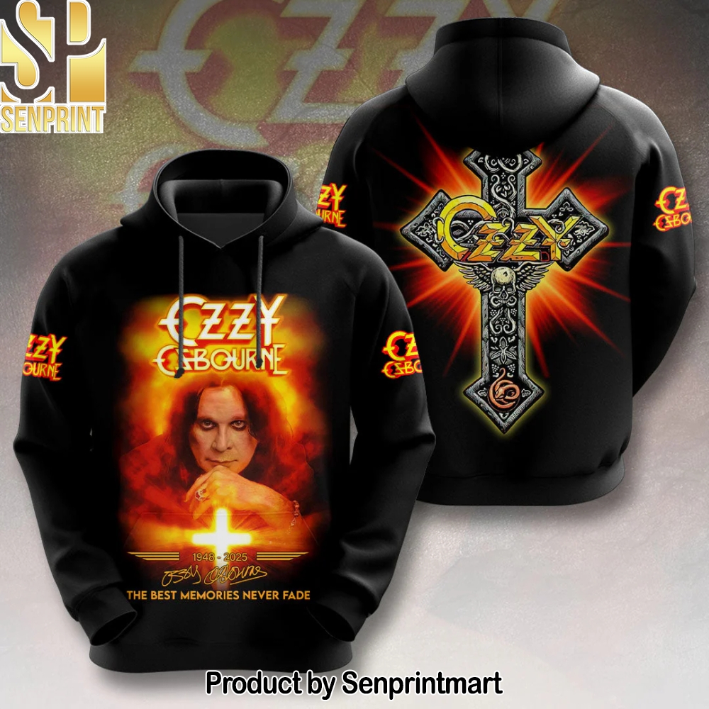 R.I.P Ozzy Osbourne Thank You For The Memories Hoodie – Sports Fan Outfit 2730