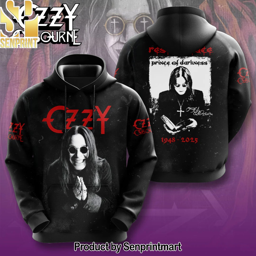 R.I.P Ozzy Osbourne Thank You For The Memories Hoodie – Sports Fan Outfit 3083
