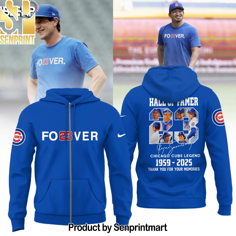 R.I.P Ryne Sandberg Forever 23 3D Unisex Shirt – Sports Fan Outfit 2710