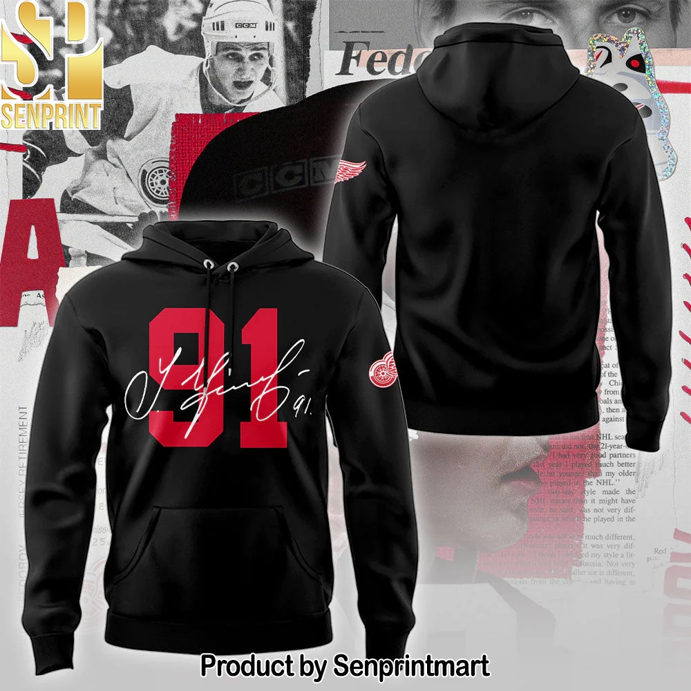 Red Wings Forever Sergei Fedorov 2025 Hoodie – Sports Fan Outfit 2380