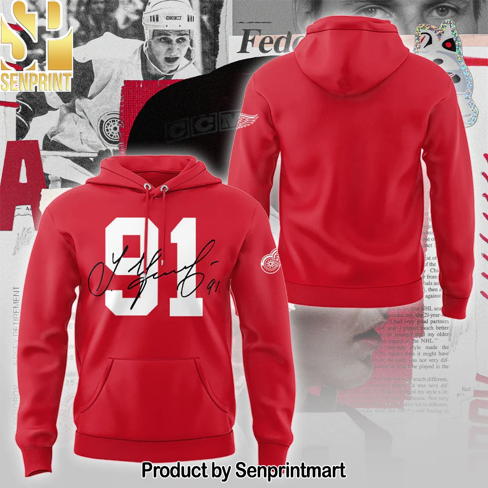 Red Wings Forever Sergei Fedorov 2025 Hoodie – Sports Fan Outfit 2381