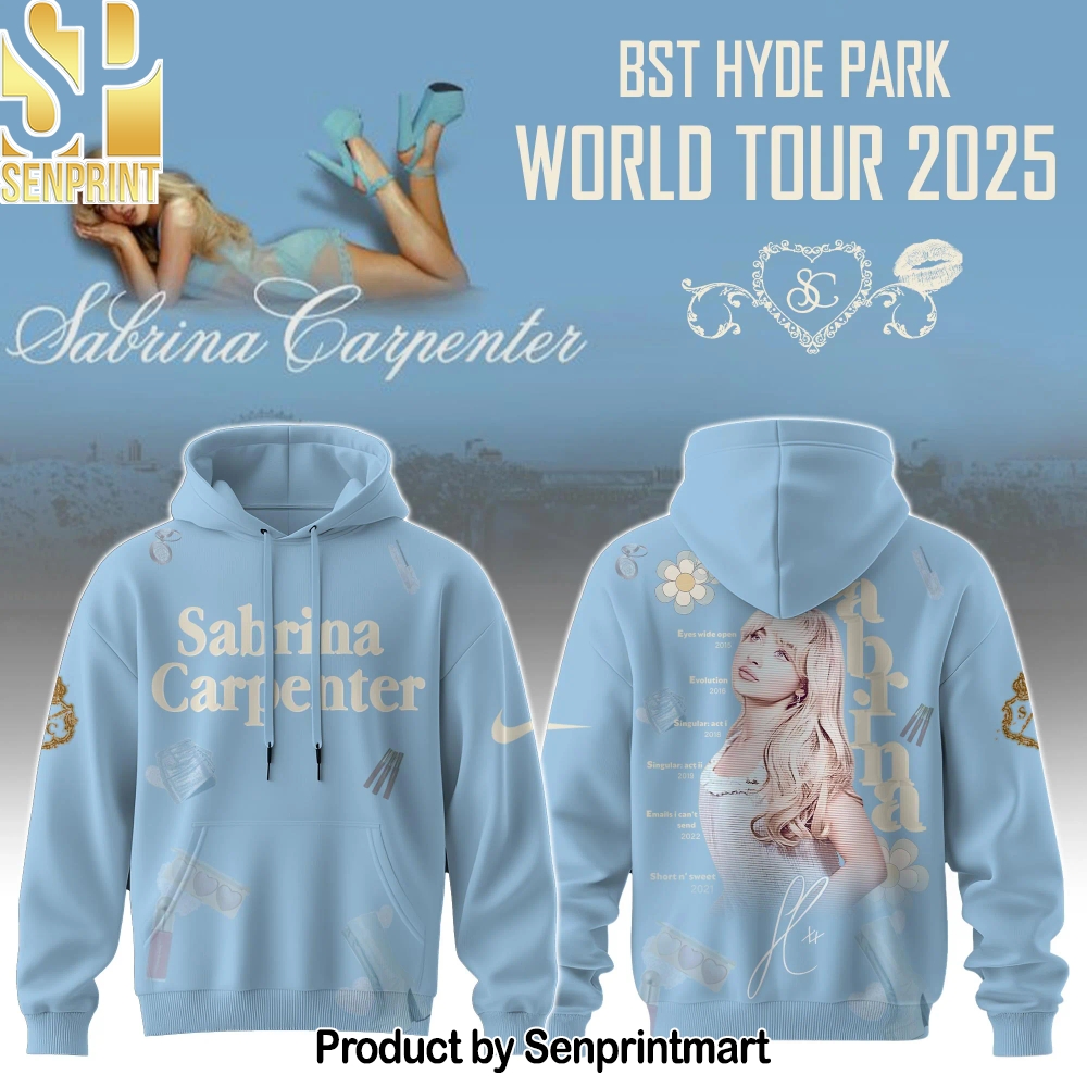 Sabrina Carpenter _Short n’ Sweet Tour_ Full Printing Shirt – Sports Fan Outfit 3437