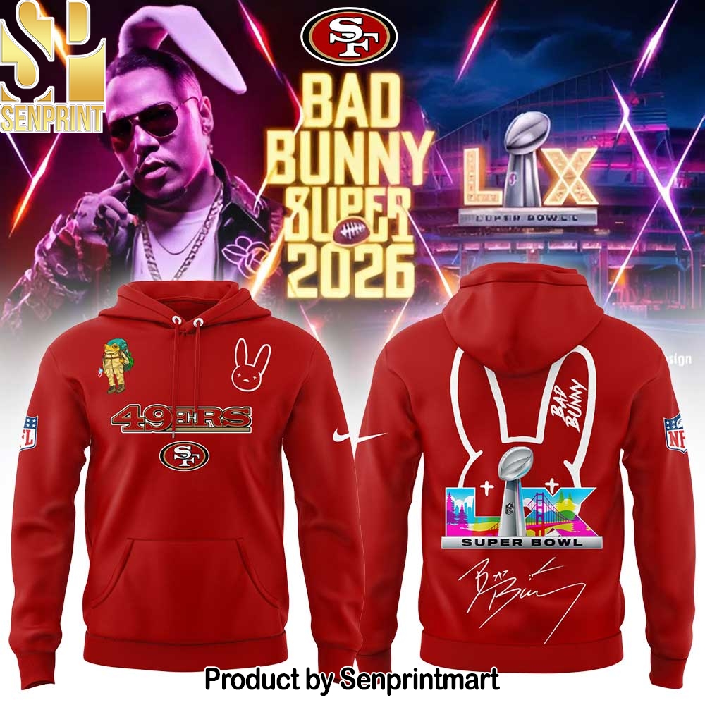 San Francisco 49ers x Bad Bunny Super Bowl 2026 Unisex Shirt – Sports Fan Outfit 3884