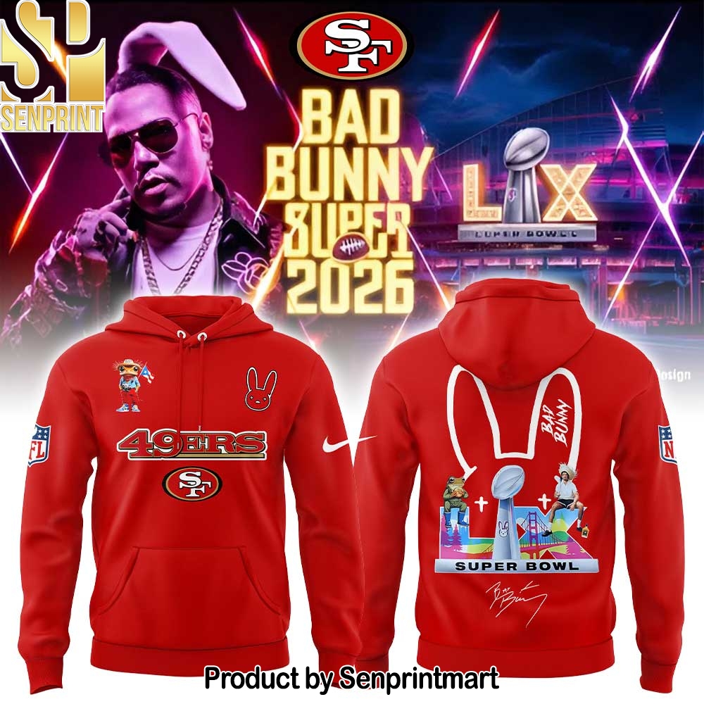 San Francisco 49ers x Bad Bunny Super Bowl 2026 Unisex Shirt V3 – Sports Fan Outfit 3918