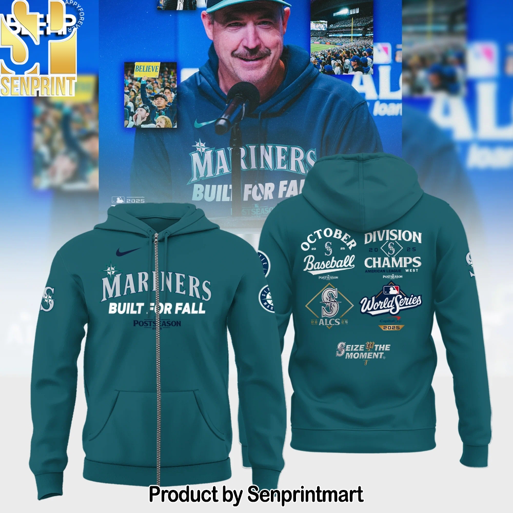 Seattle Mariners Built For Fall 3D Unisex Shirt – Sports Fan Outfit 3156