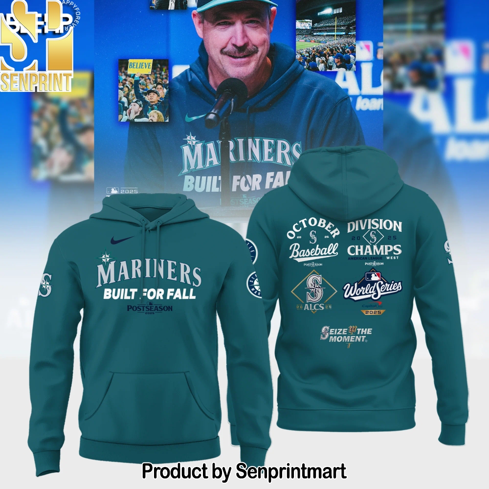 Seattle Mariners Built For Fall Hoodie – Sports Fan Outfit 1889
