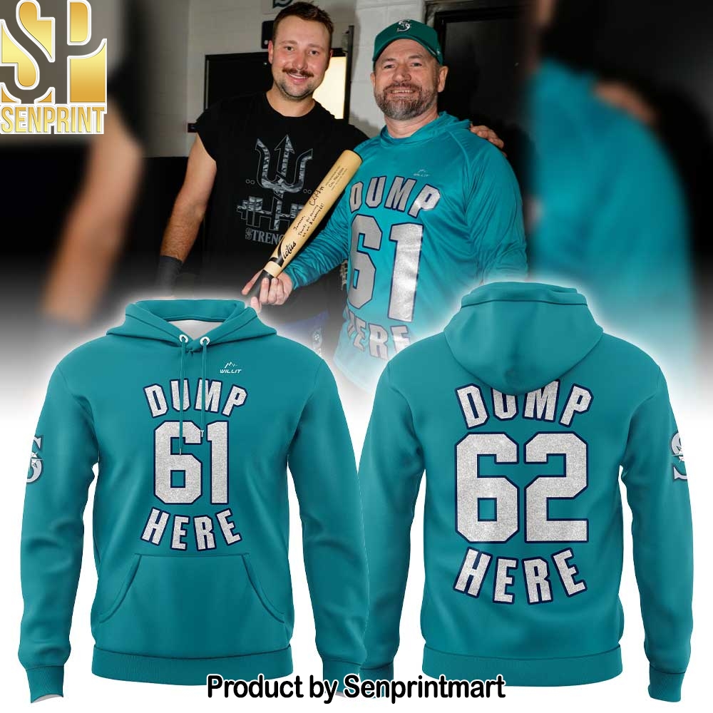 Seattle Mariners Cal Raleigh Homer Dump 62 Here Unisex Shirt – Sports Fan Outfit 3770
