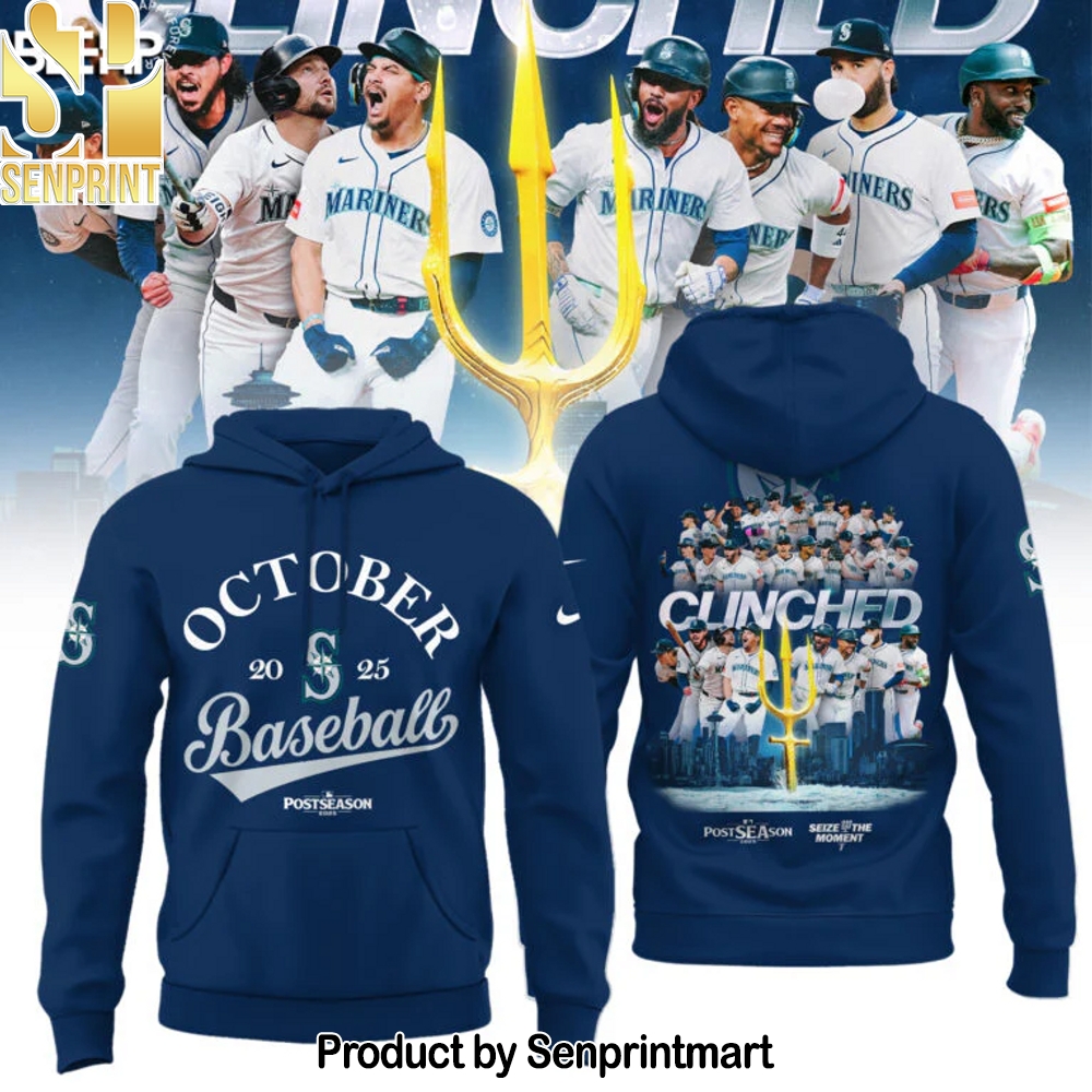 Seattle Mariners October 2025 Postseason Hoodie – Sports Fan Outfit 2699