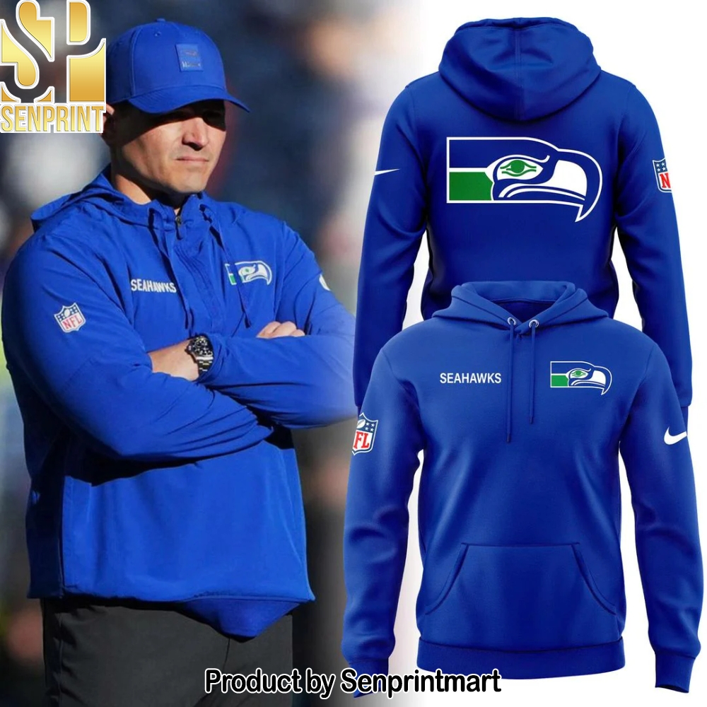 Seattle Seahawks 2025 Throwback Sideline Hoodie – Sports Fan Outfit 2564