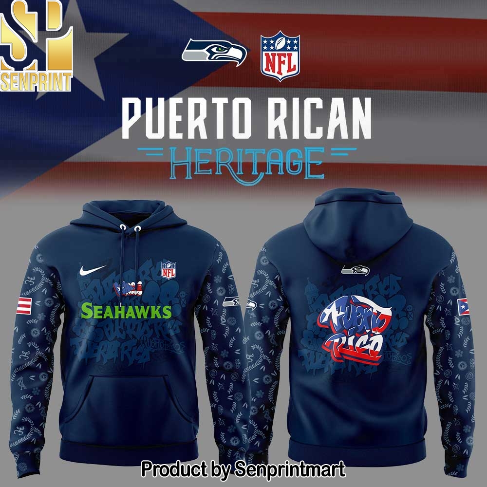Seattle Seahawks Puerto Rican Heritage Unisex Shirt – Sports Fan Outfit 1346