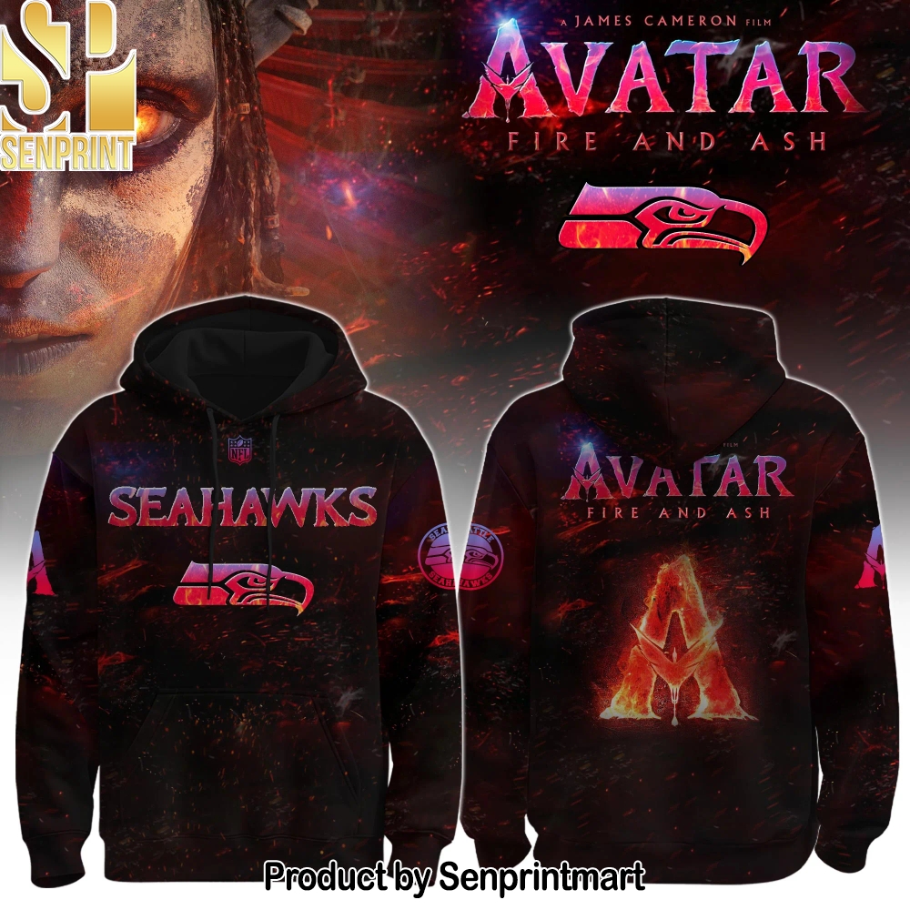 Seattle Seahawks x Avatar 3 _Fire and Ash_ Unisex 3D Shirt – Sports Fan Outfit 4273