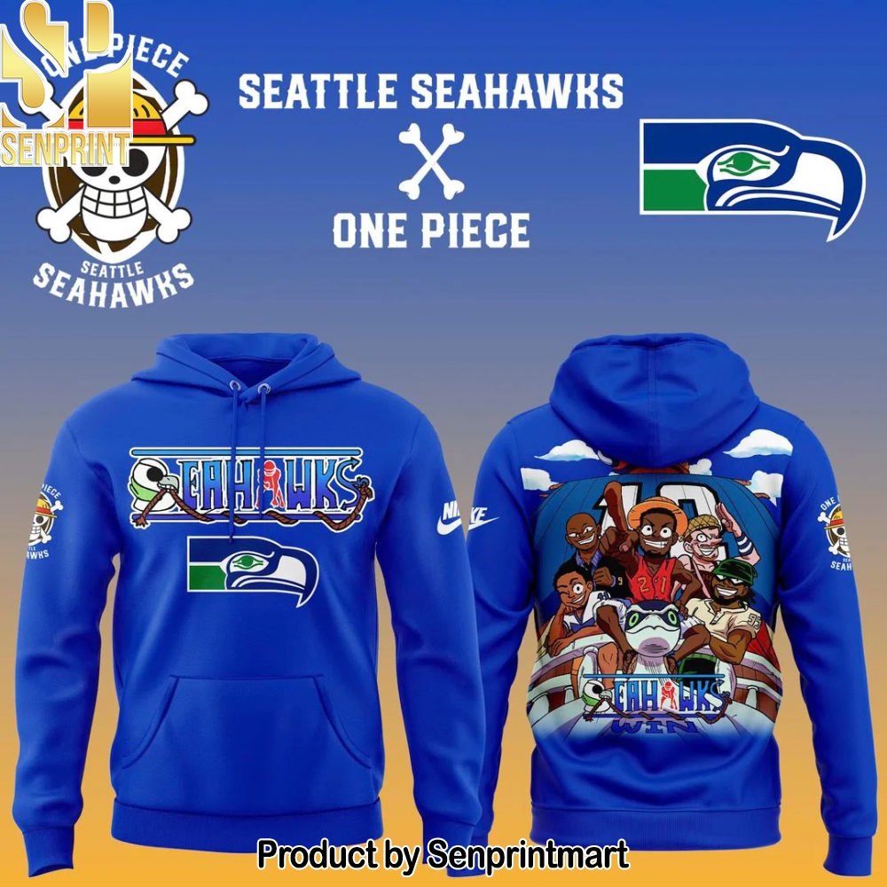 Seattle Seahawks x One Piece 2025 Hoodie – Sports Fan Outfit 2494