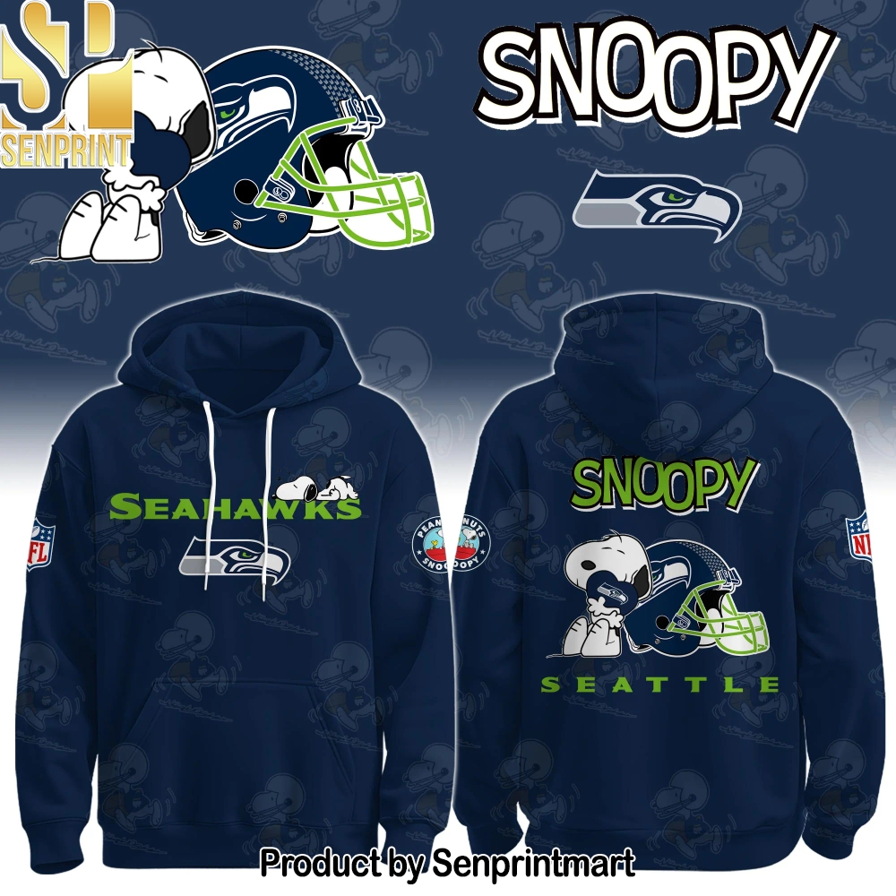 Seattle Seahawks x Snoopy Hoodie Unisex Shirt – Sports Fan Outfit 1327