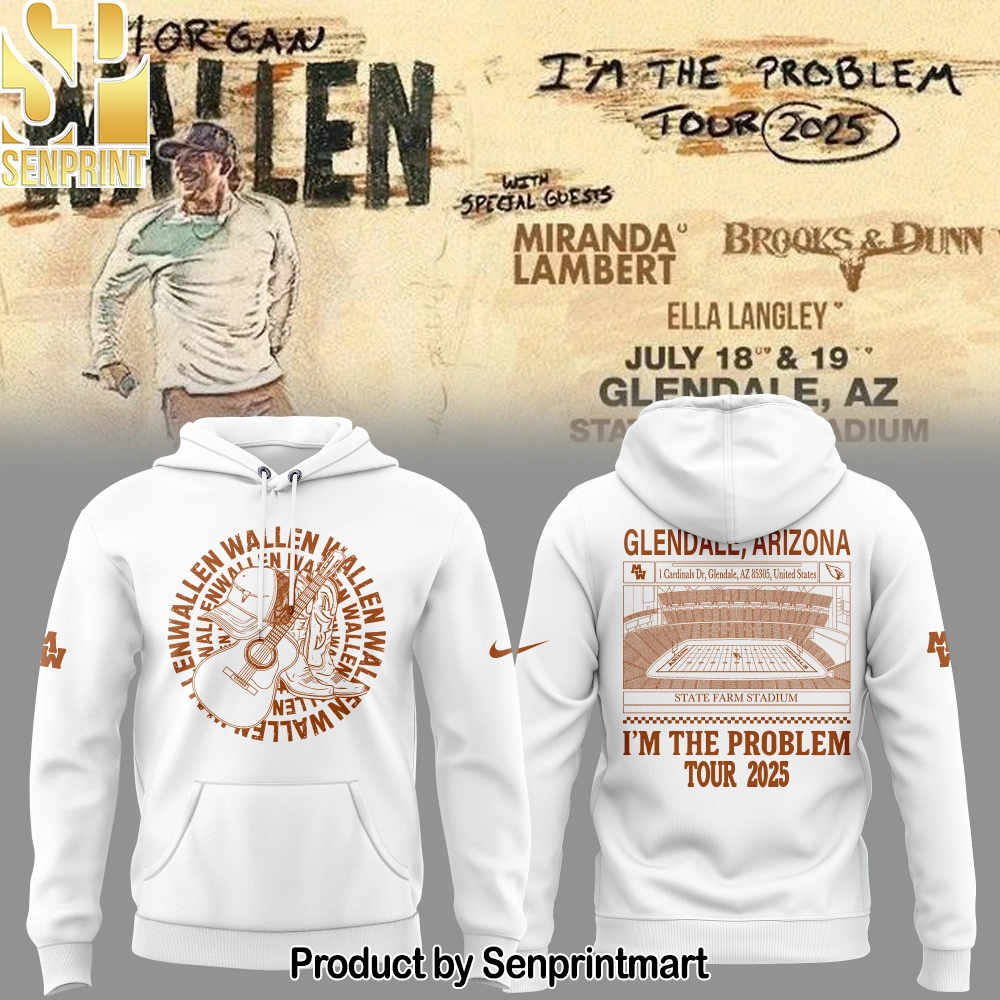 Special New Morgan Wallen x Arizona Cardinals Black Hoodie – Sports Fan Outfit 3073