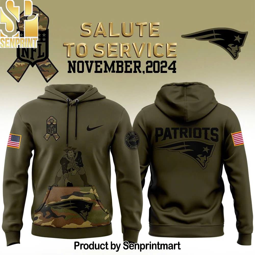Special New New England Patriots Salute to Service 2025 Hoodie – Sports Fan Outfit 3927
