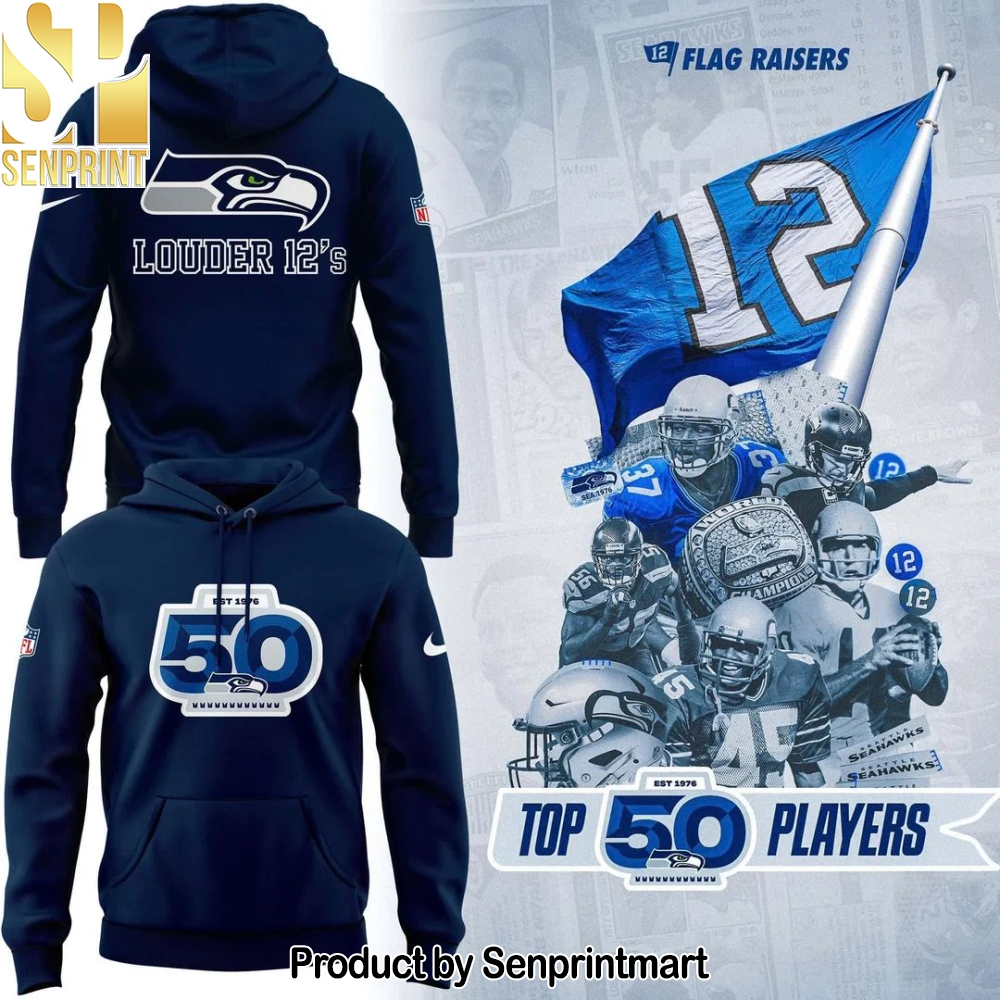 Special Seattle Seahawks 50th Season Essential Hoodie – Sports Fan Outfit 2851