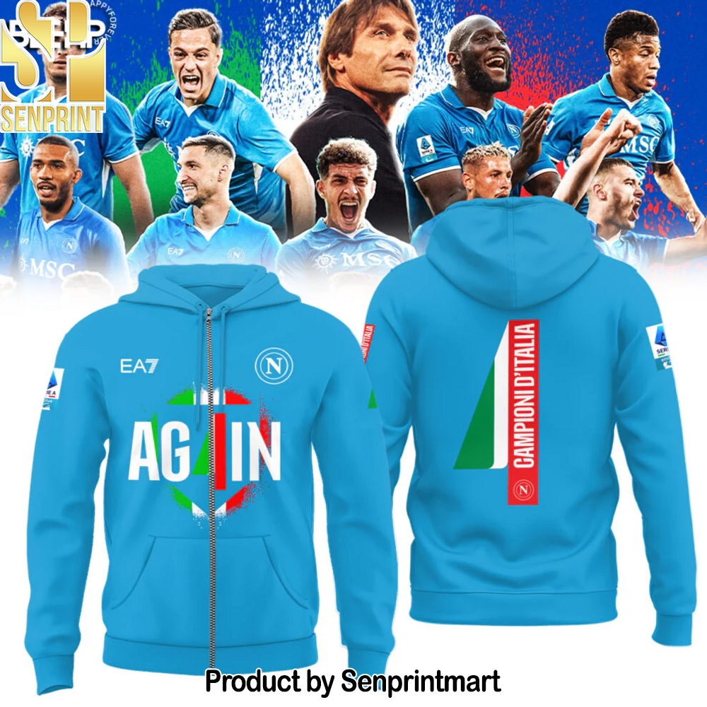 SSC NAPOLI CAMPIONE D’ITALIA 2025 3D Unisex Shirt – Sports Fan Outfit 3098