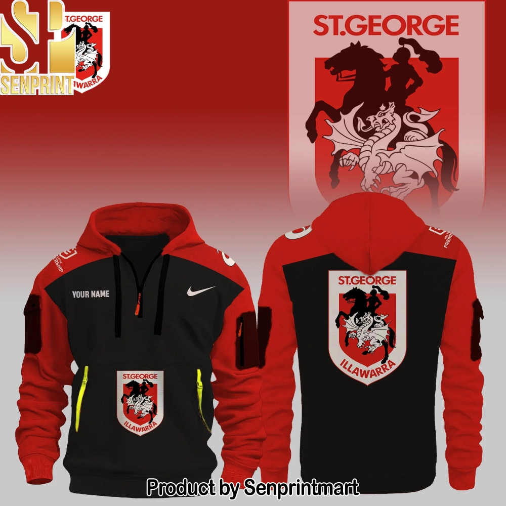 St George Illawarra Dragons 2025 New Hoodie Limited Edition – Sports Fan Outfit 3335