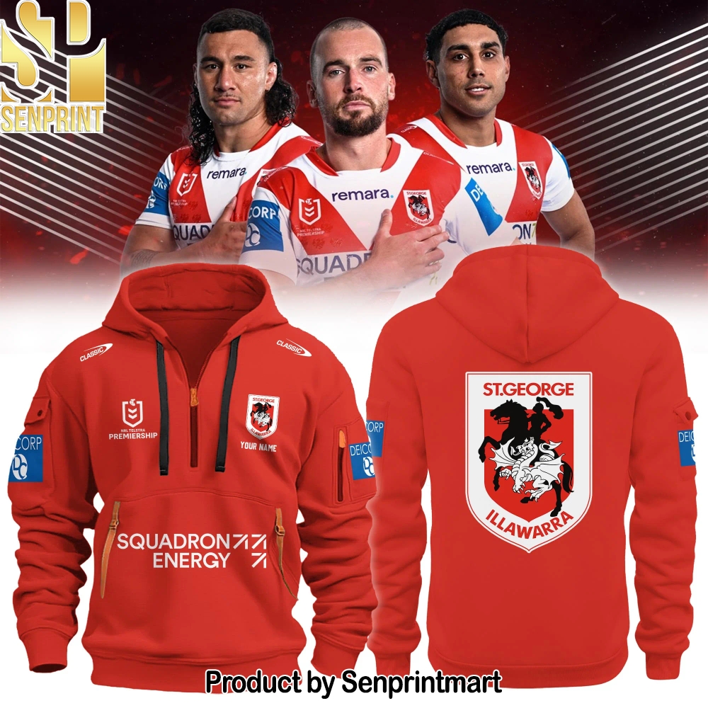 St. George Illawarra Dragons Personalized New Hoodie – Sports Fan Outfit 1704