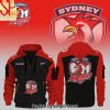 Sydney Roosters Back In Black Hoodie – Sports Fan Outfit 2270