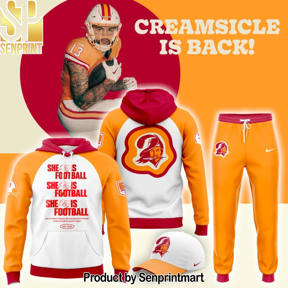 Tampa Bay Buccaneers Back to Creamsicle 2025 Hoodie – Sports Fan Outfit 2829