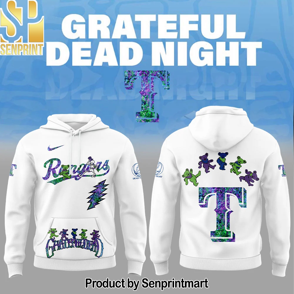 Texas Rangers Grateful Dead Night Hoodie – Sports Fan Outfit 1351