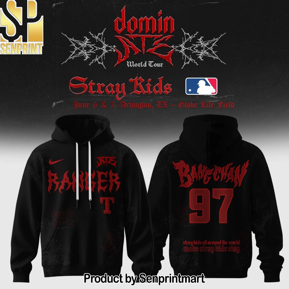 Texas Rangers x Stray Kids Dominate World Tour 2025 – Sports Fan Outfit 4248