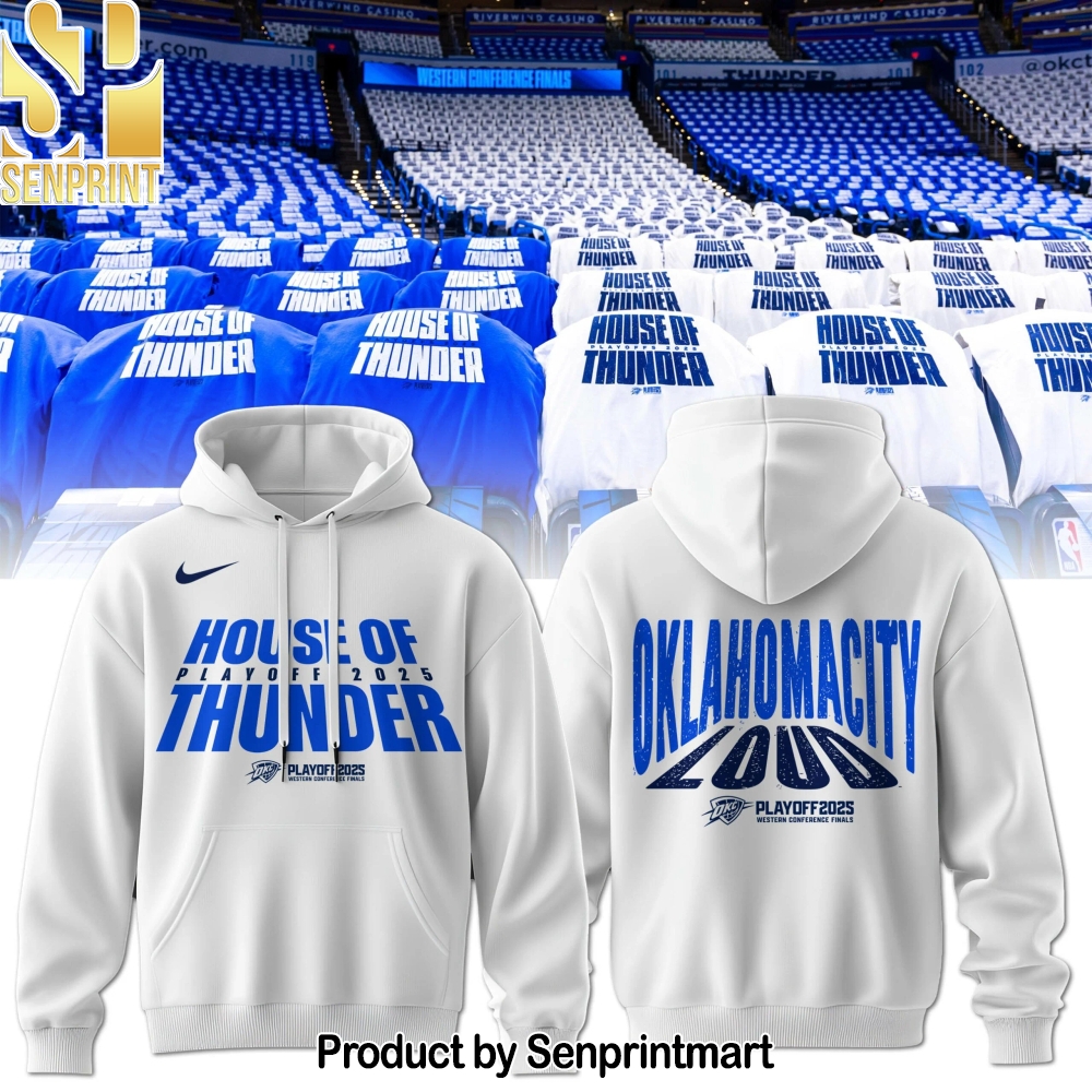 The 2025 Oklahoma City Thunder playoff Hoodie – Sports Fan Outfit 1624