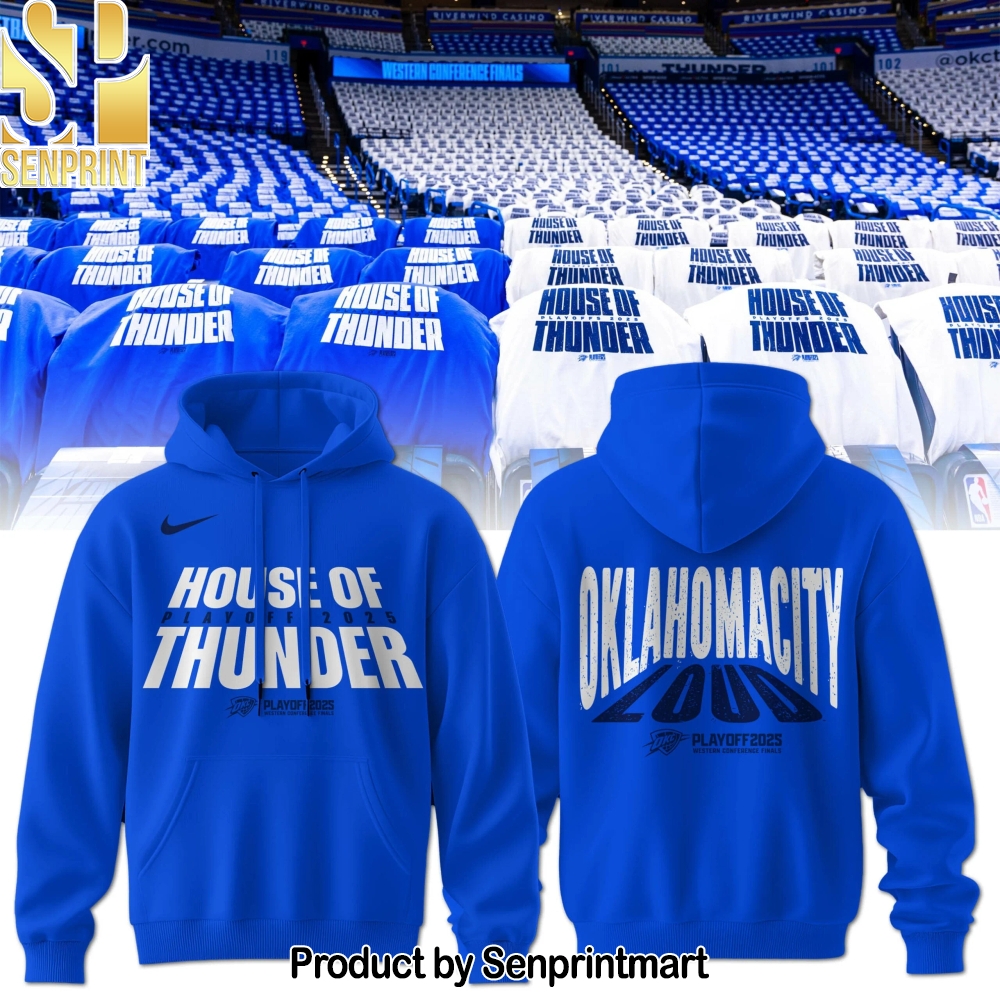 The 2025 Oklahoma City Thunder playoff Hoodie – Sports Fan Outfit 1777