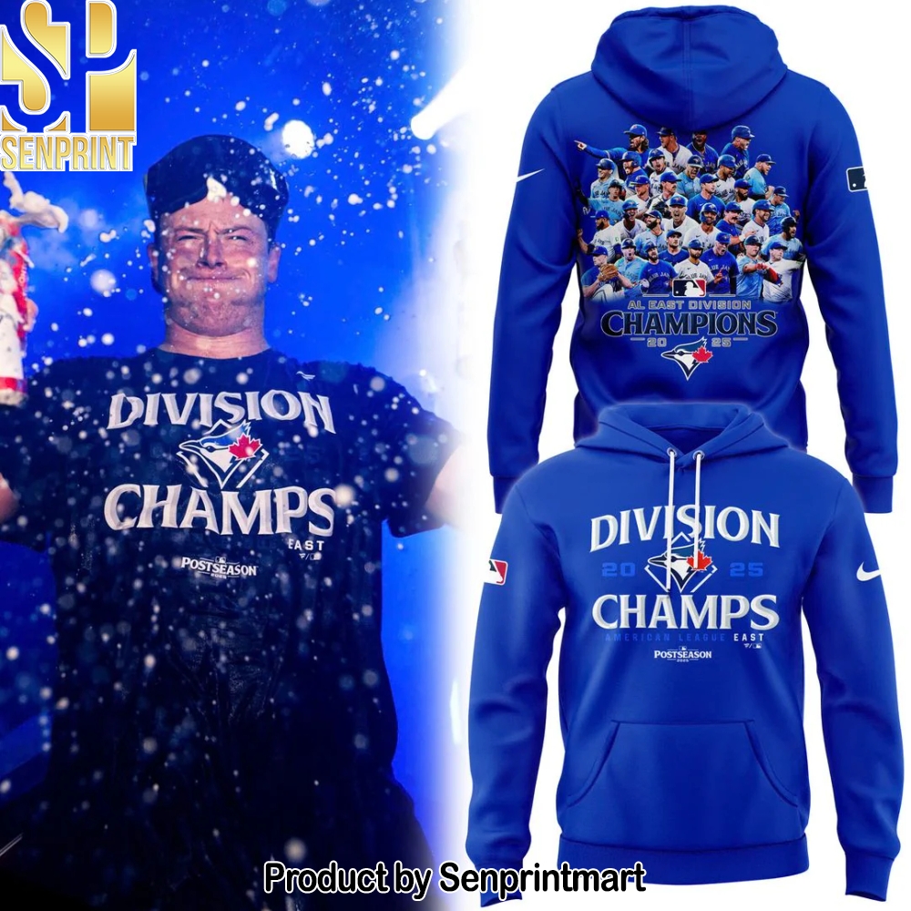 Toronto Blue Jays 2025 MLB Division Champs Hoodie – Sports Fan Outfit 2456